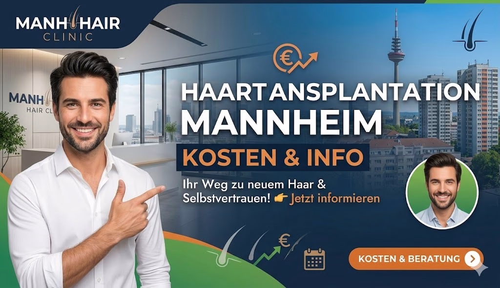Haartransplantation Mannheim Kosten 2026 | Preise & Methoden